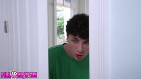 FILL UP MY MOM - Stepson Mans Up And Fucks His Curvy Stepmon