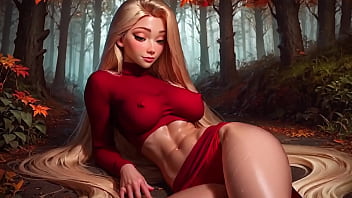 Blonde Shy Stepsister Dancing! Hard Nipples and Big Boobs. Cameltoe Panties