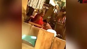 Thai Monk Gets Public Blowjob from Devout Woman