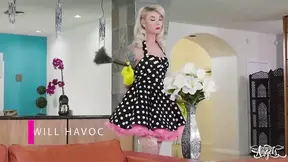 Trans Angels - Aubrey Sucks Will Before Filling Her Tight Ass With Every Inch of His Stiff Manhood