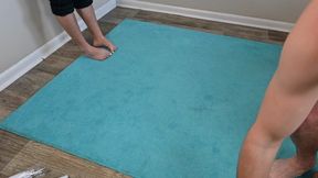 Trampling footjob with extra by Dylan (4k)