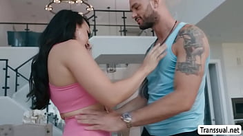 Super slut Tgirl Brittney Kade analed by big dick