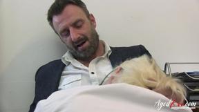 ”Blonde mom doc savors big dick at sperm clinic”