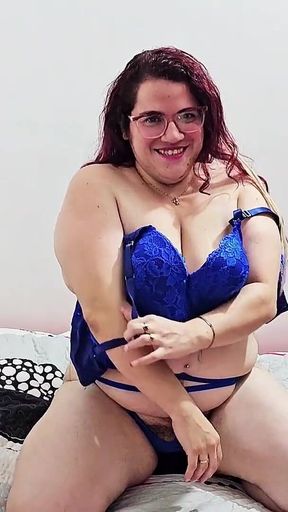 Sexy Blowjob Tit Play with Piercing