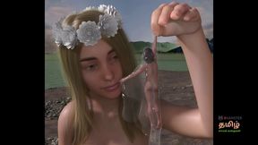 UBERLOOF - RIVER NYMPH FUTA GIANTESS - 3D Comics - Shemale Comics 3D - 3D cartoon Sex