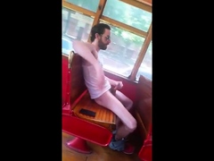 Str8 guy stroke in bus