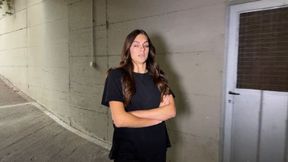 A distracted police woman