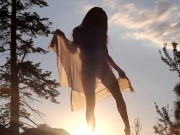 Mandy Flores Gorgeous behind the scenes modeling video