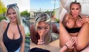 Stunning Blonde Cameron Cohen Demonstrates Her Bedroom Talents