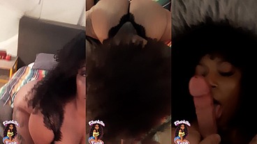 Interracial Camping Backshots and Facial