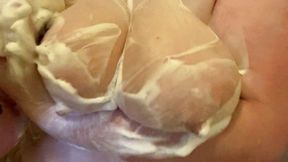 Bbwbootyful  - Shower soapy boobs play
