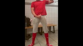 Alpha Fun in the Locker Room With JockDad87 in Baseball Gear