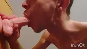 Joe Nuts Masters Deep Throat Action With Huge Silicone Cock – GayTwinks 18+