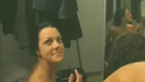 Hot Brunettes Pleasure Man with Their Mouth Skills on Knees