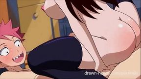 Natsu & Erza's Fairy Tail XXX Adventure – Big Boobs & Hot Hentai Action