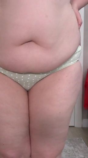 Emotional moment from &quot;Big butt changing clothes. Busty housewife dresses up as a sexy MILF. Unpacking a new outfit. PAWG in&hellip;&quot;