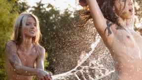 ”Sporty leasbians eating twat”