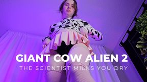 Giant Alien Goddess 2 - The Scientist Milks You Dry