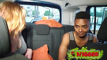 A beautiful young college girl fucks a homeless black guy she meets outside the supermarket. Pandora Vicius, interracial sex on Nigged