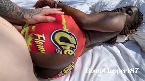 backyard quickie ends with a creampie