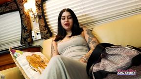 Maliboo Slim Inked Brunette Coed Wet Rimjob Intense Ass Play Heat!