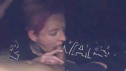Redhead Slut Gobbles Her Step-Daddy's Dick and Jerks Him Off till He Blows
