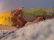 Milking a huge load from my monster Swedish cock