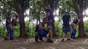 o macho casado fodeu meu cu na trilha de sexo