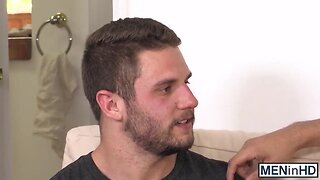 Muscular Hunk from Men Channel: Hot Man-on-Man Action!