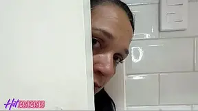 A naughty EXPERIENCED LADY sucks and licks his tool in a massage parlor.
