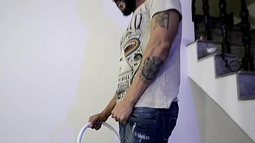 ACABEI FODENDO COM O PINTOR DA OBRA DOTADO