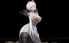 Brilliant - Marionette Black Silk Pantyhose Elegant Double Ponytail Anal Plug Nipple Chain Pussy Thrusting