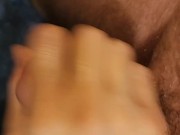 Flaccid Handjob Had Him On His Knees