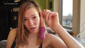 24h Using Vibro Egg Ends In Sex