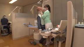 Elegant Dental Hygienist Leaning Close