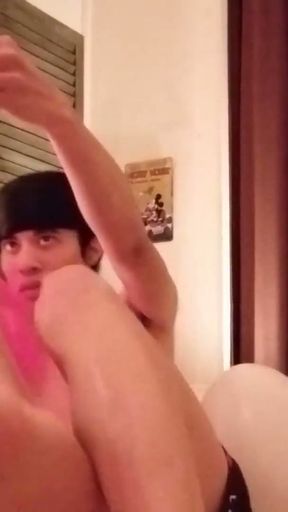Happy Valentine's Day! Jon Arteen blows up balloons, one pops. The gay twink plays and dances. SFW   Clip 1