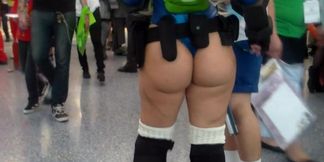 pawg blue cosplay