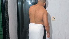 Steam Room Tension — Bear Sauna Encounter