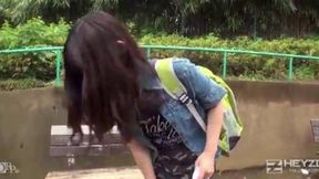 Picking Up Solo Female College Student - Ririko Aine Adventure 2