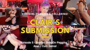 Clair's Submission - Episode 05 - Pegging & Collaring