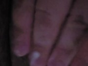 FTM Fucks Creamy Dildo