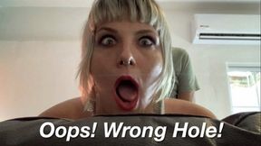 Inadvertent Slurp Delight: Stepmom Fumbles Way into Fiery Butthole Bonanza