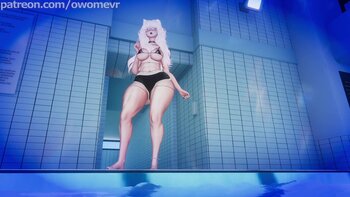 OwOmeVR's Futanari Swim Teacher Seduction: Private Lesson of Girlcock Delight