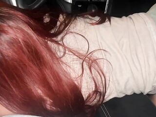 Lalin girl Teen sucks wang for the 1st time!! Roadhead!! College hotty bitch!