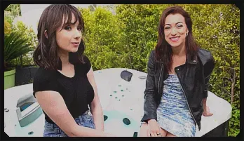 Sensual Surprise: Abby Joins Couple for Hot HD Fun