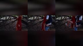 chica perdida en el campo se coge a desconocido y le termina en el culo