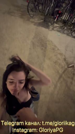 Public blowjob in the center of amsterdam