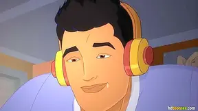 Savita Bhabhi Seduces Twin Lovers in Sultry Cartoon Encounter