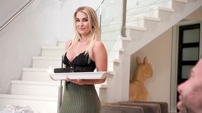 ”Don't ya think it's weird, we're the same age, stepmommy?”