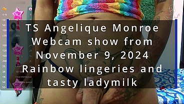 TS Angelique Monroe - Webcam show from November 9, 2024